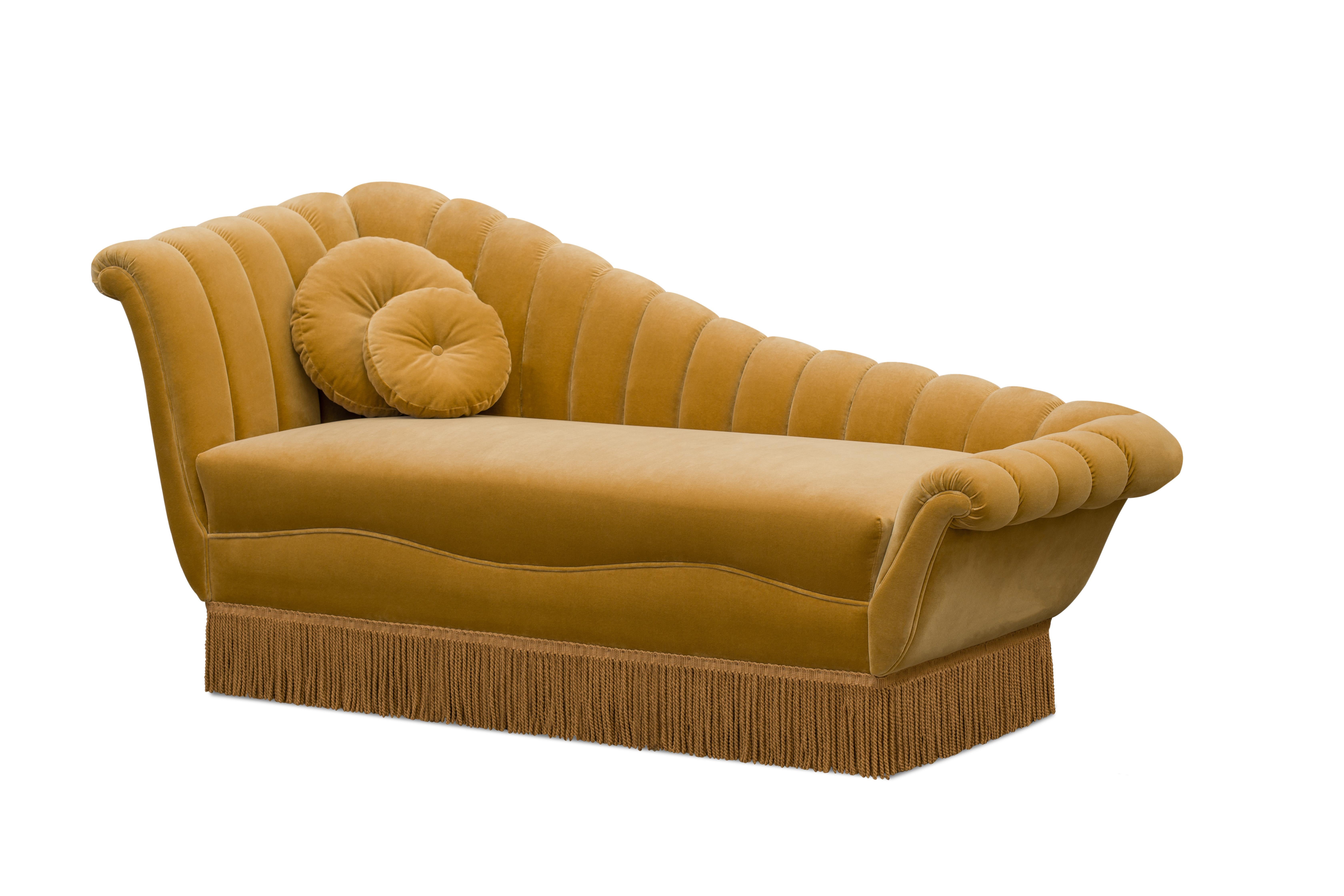 Contemporary Millicent Chaise For Sale