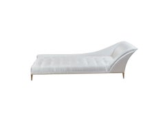 Koket Satin Upholstered Envy Chaise Lounge
