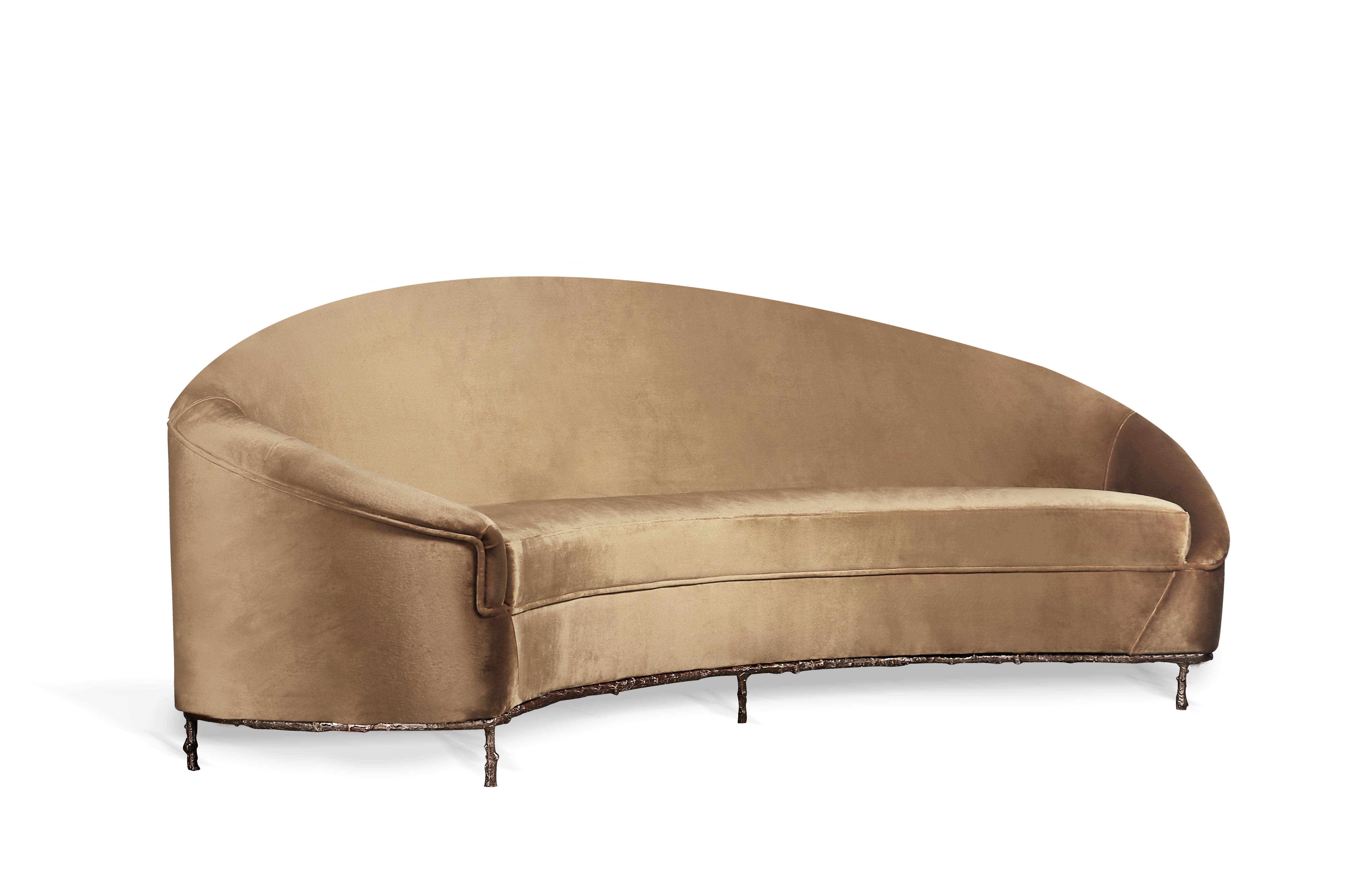Art Deco Vamp Sofa For Sale