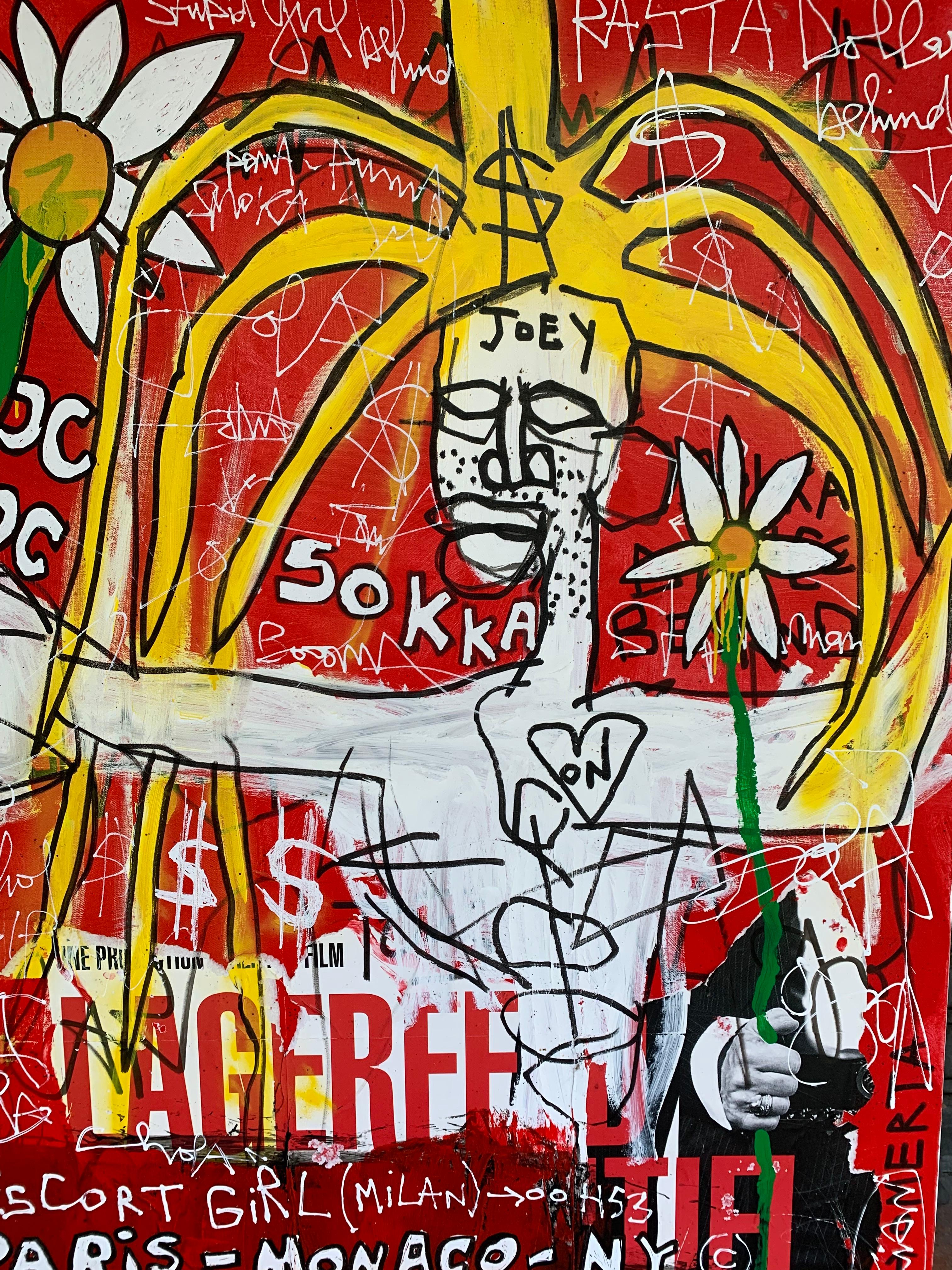 Kokian Painting, « Coco Dance 'Back Room' », 2010 In Good Condition In Saint ouen, FR