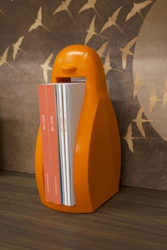 Kokò Book Milky White Magazine Rack by Giò Colonna Romano