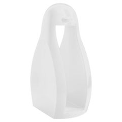 Kokò Book Milky White Magazine Rack by Giò Colonna Romano