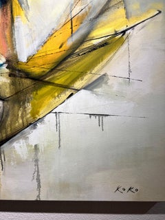 Contemporary Boats, Harbor at Rest, Three Boats at Peace.