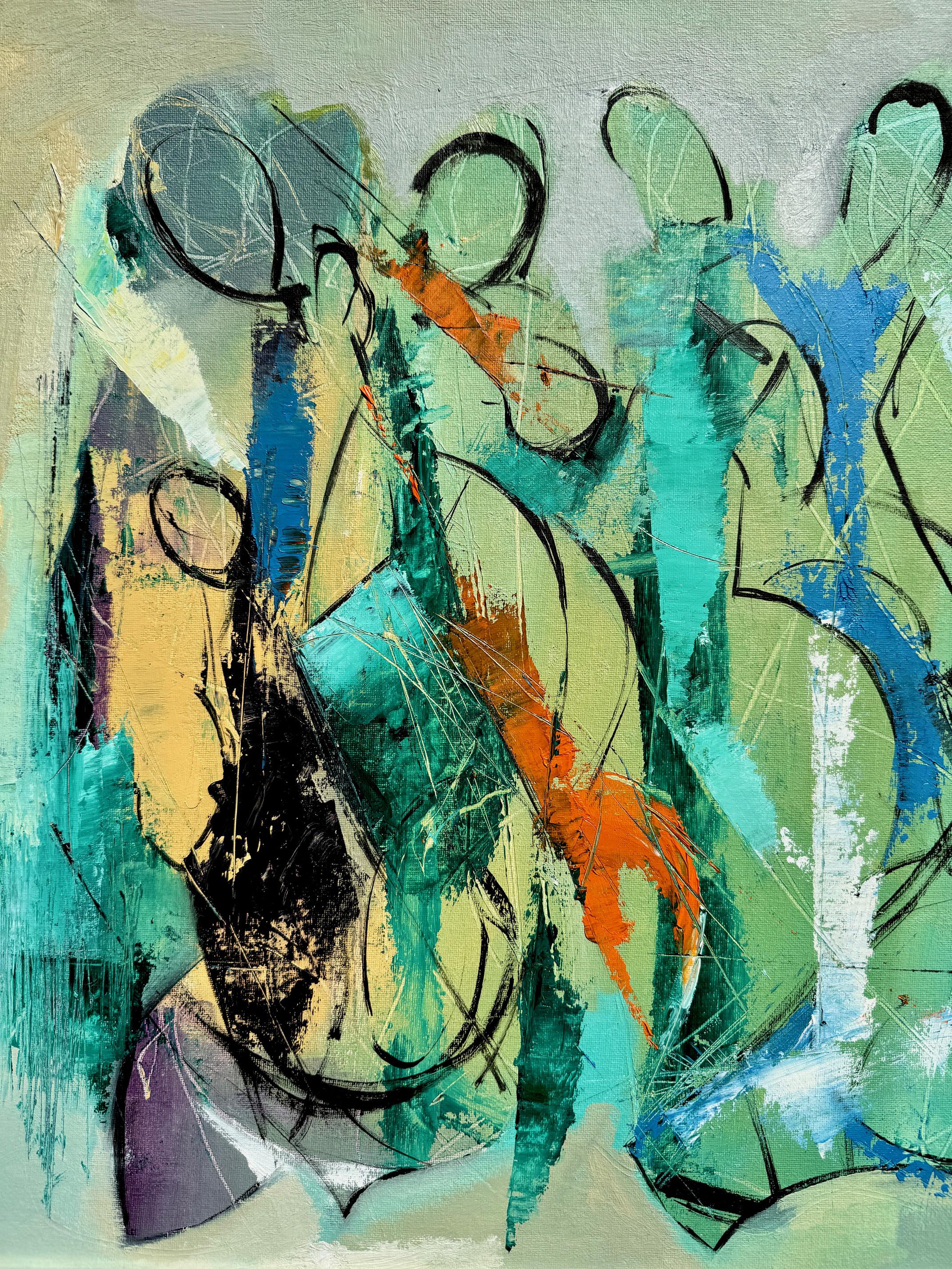 Jazz contemporaneo, Composizione jazz n. 2. - Painting di KOKO HOVAGUIMIAN