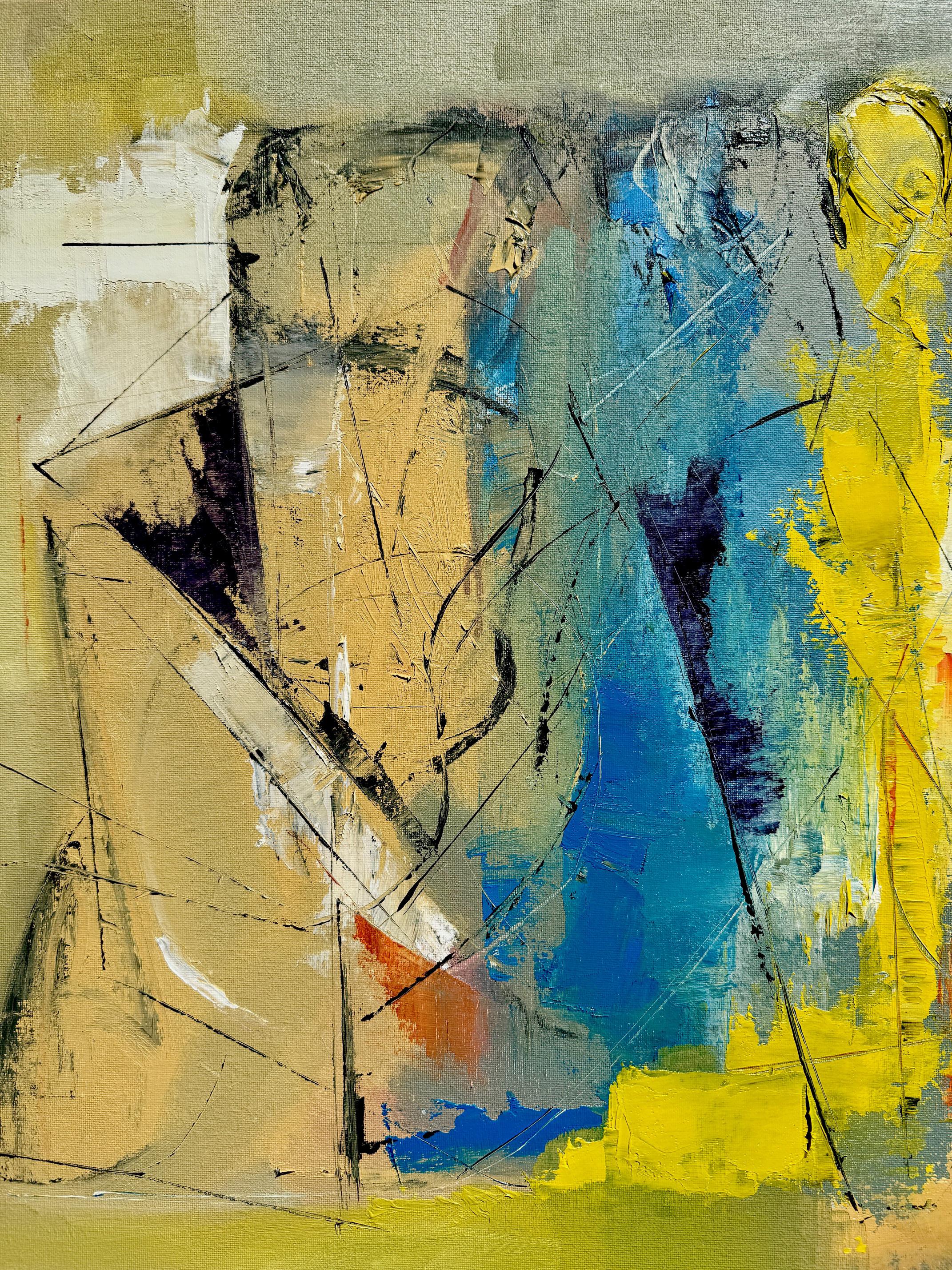 Jazz contemporaneo, Composizione jazz n. 1 - Painting Espressionismo astratto di KOKO HOVAGUIMIAN