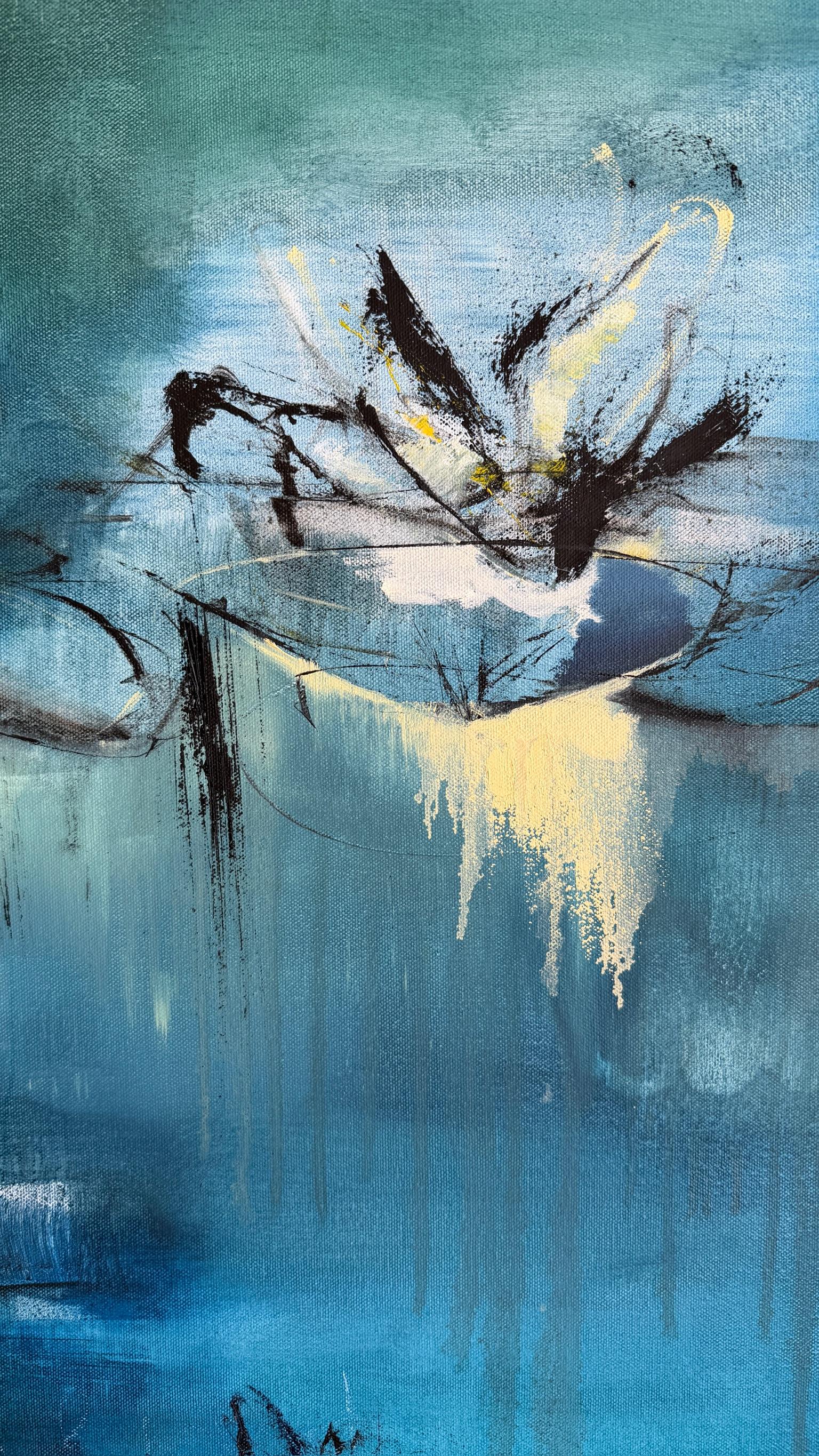 The artist KOKO signed the painting in the lower right corner, and a certificate of authenticity accompanies the artwork.

