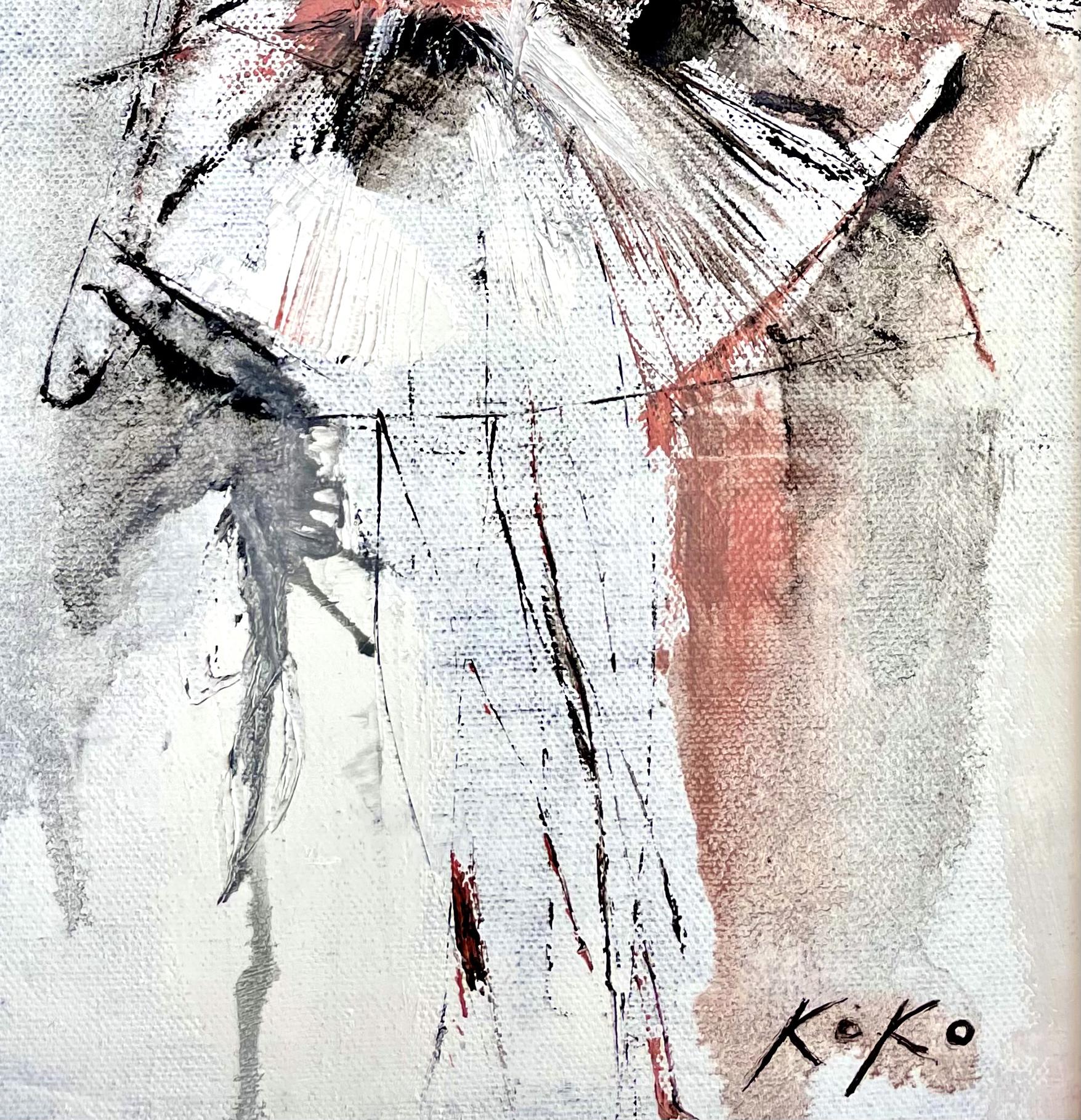 Ballerina contemporanea, Odette, Balletto. - Painting Espressionismo astratto di KOKO HOVAGUIMIAN