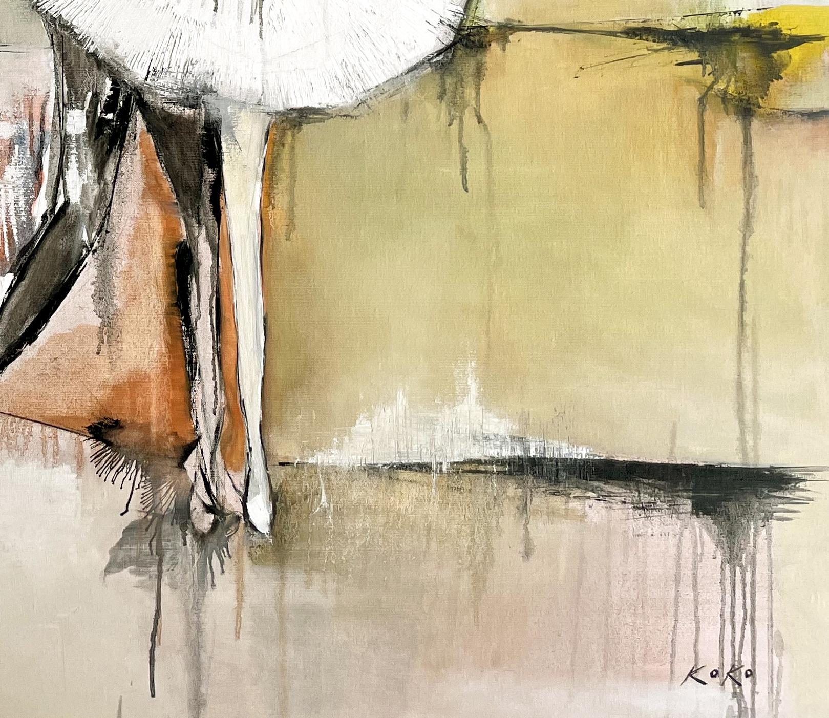 'Pas de Deux' - (Duetto) firmato in basso a destra. Il certificato di autenticità è disponibile. Vista dal vivo disponibile su richiesta. 

2021 L'ultima collezione di dipinti di Koko si basa sulla storia del 