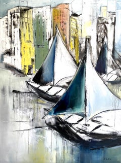 Sails at Coastal Town