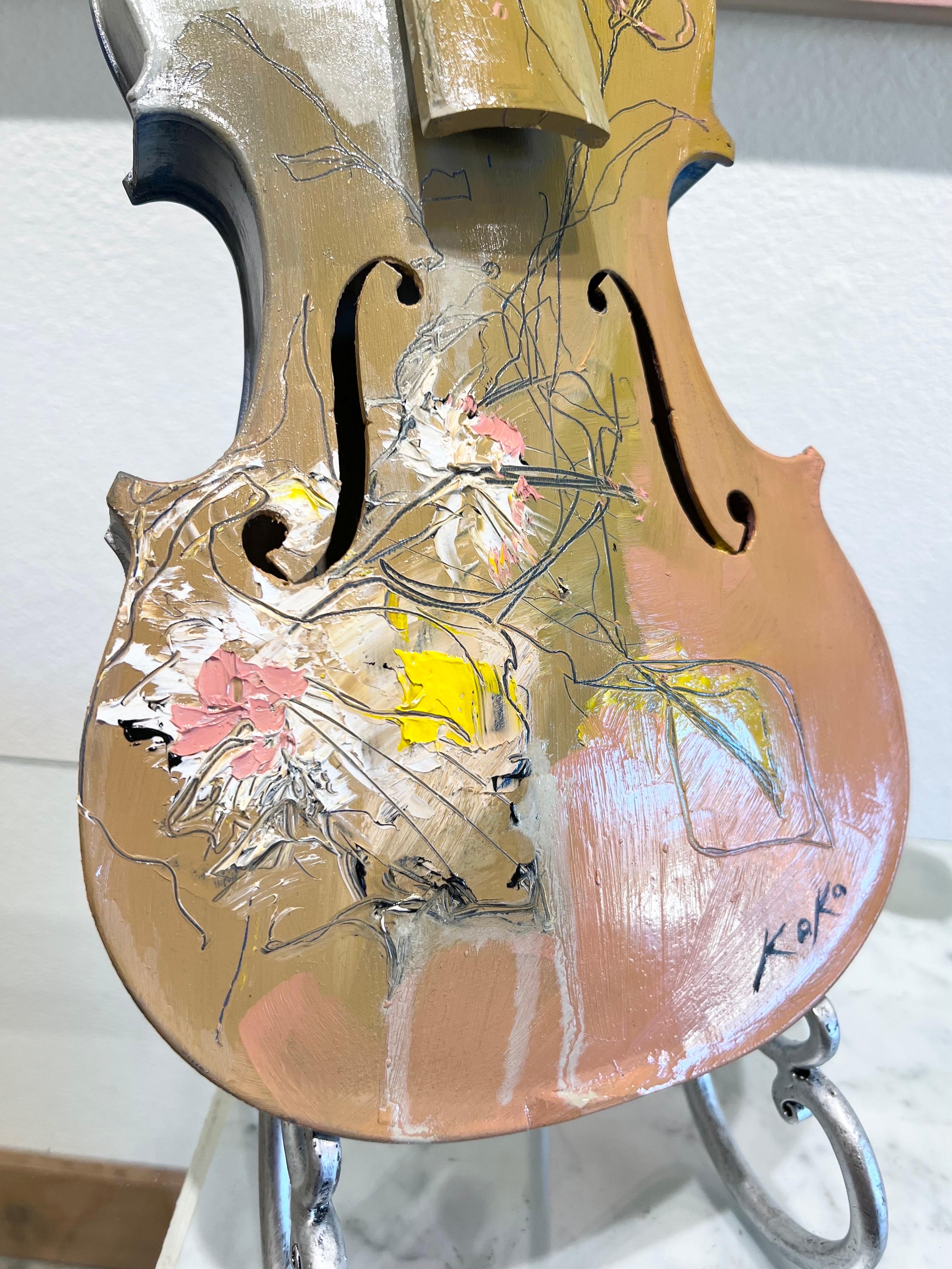 Violin No. III - Painting by KOKO HOVAGUIMIAN