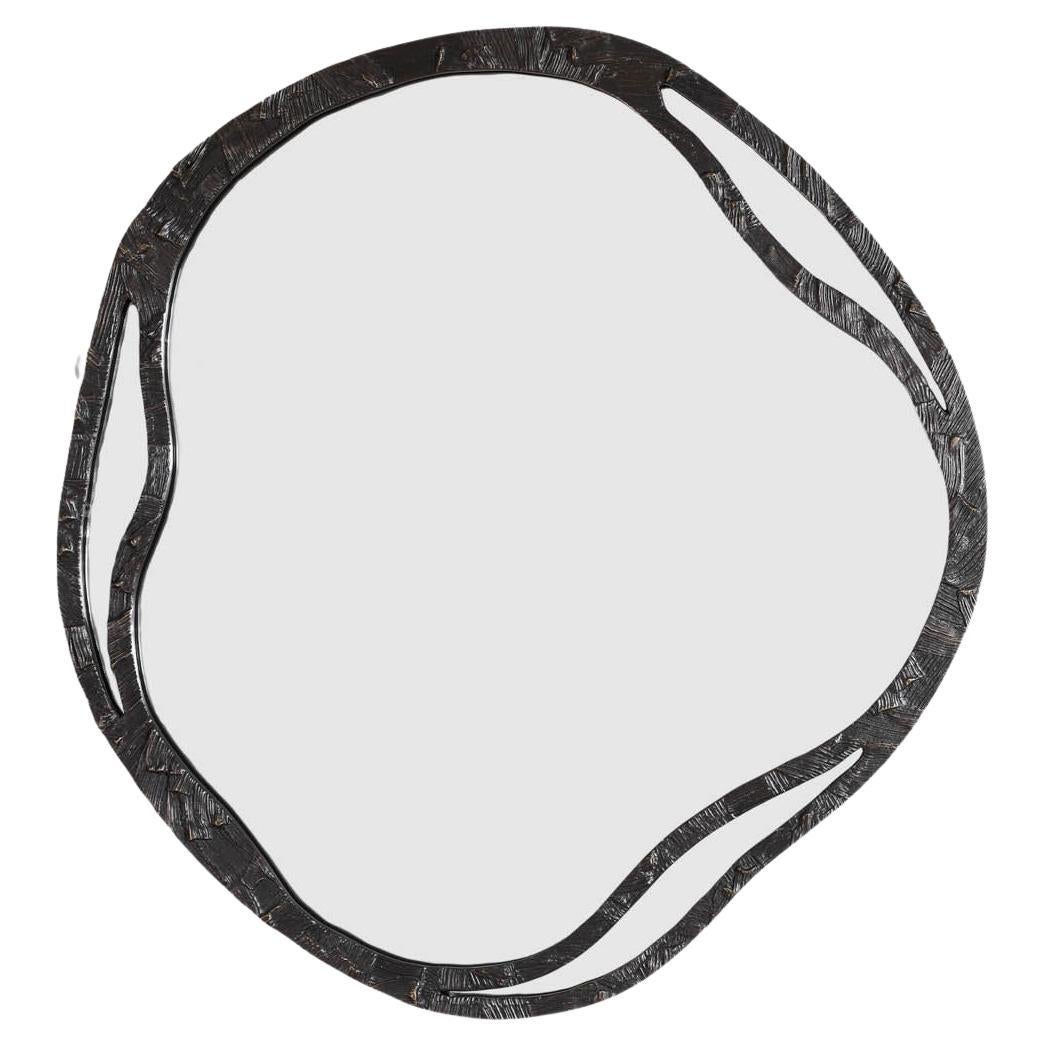 Kolam Bronze Mirror Round Customized in Brass , Viya By Vikram Goyal