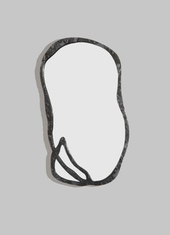 Kolam Bronze Mirror Tall in Brass, Viya by Vikram Goyal