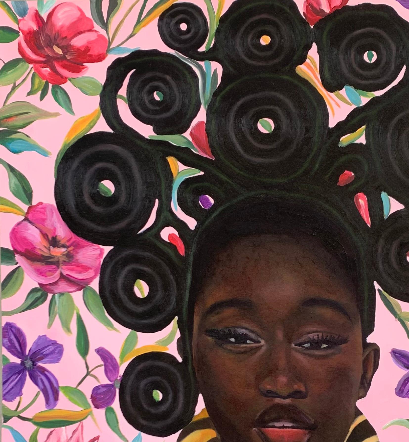 La Dea - Painting di Kolawole Samson Oluwadare