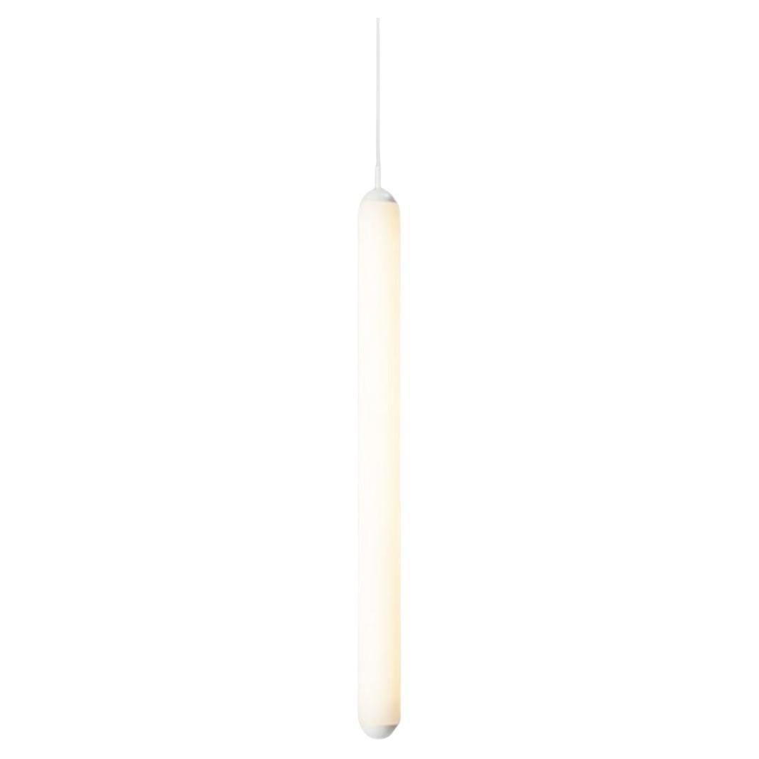 Koldova Large 'Puro Solo Vertical' Blown Opal Glass Pendant in White for  Brokis For Sale at 1stDibs