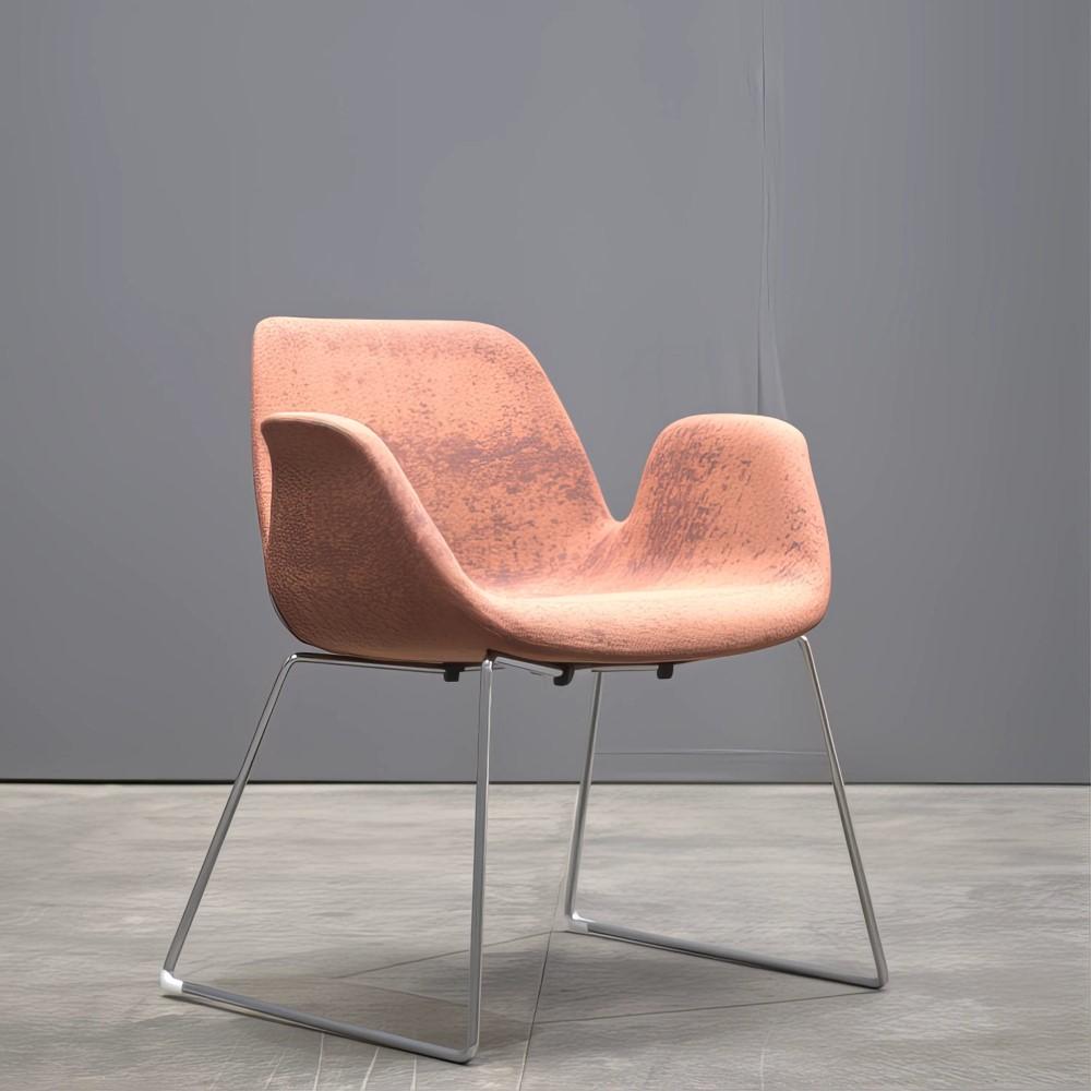 Chaise Koleksiyon Halia Shell de Studio Kairos en tissu à motifs 2