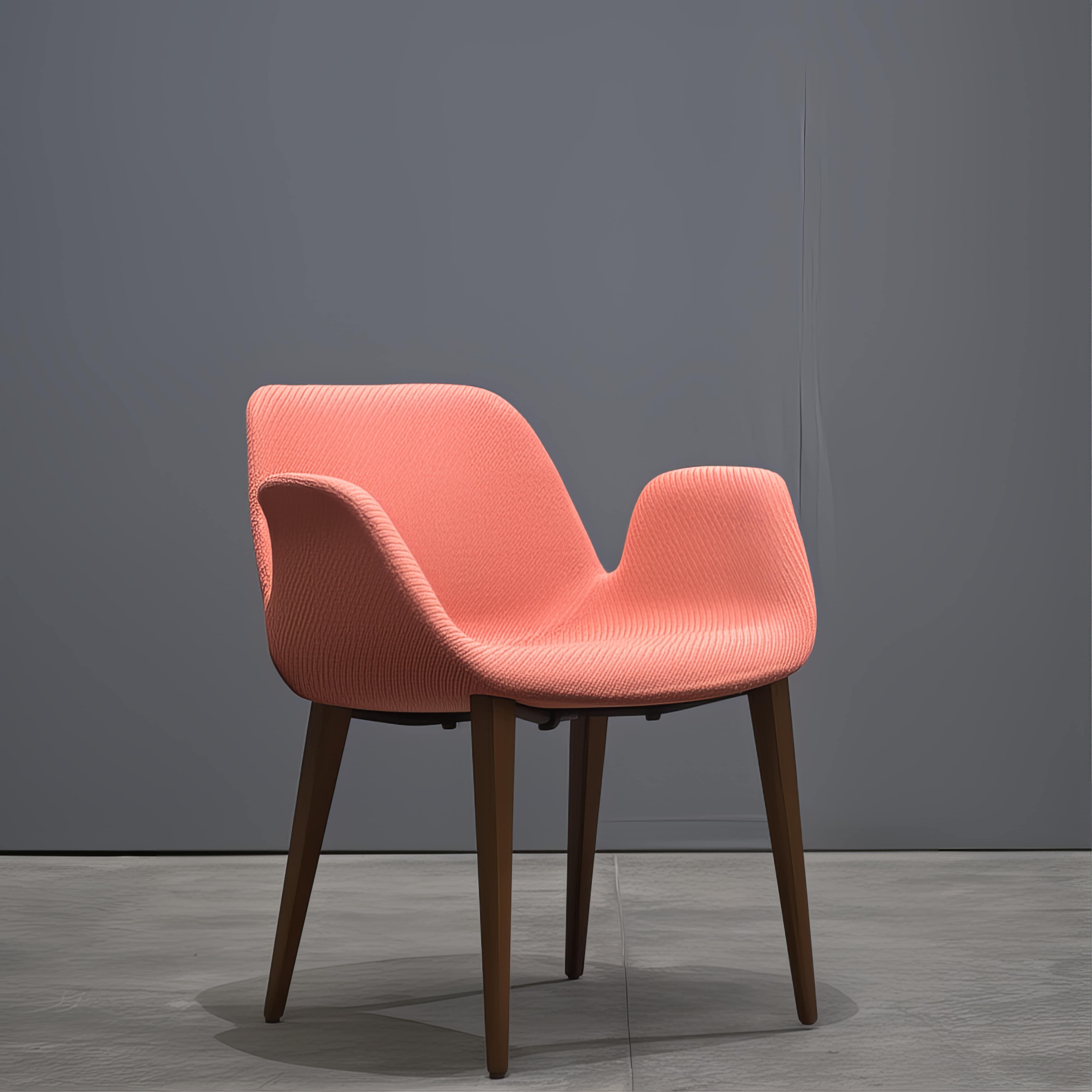 The Koleksiyon Halia Shell Chair, designed by Studio Kairos, offers a unique and contemporary seating solution inspired by the delicate wings of fairies. Perfect for modern workspaces, this chair also suits a dining environment. Its sleek design and