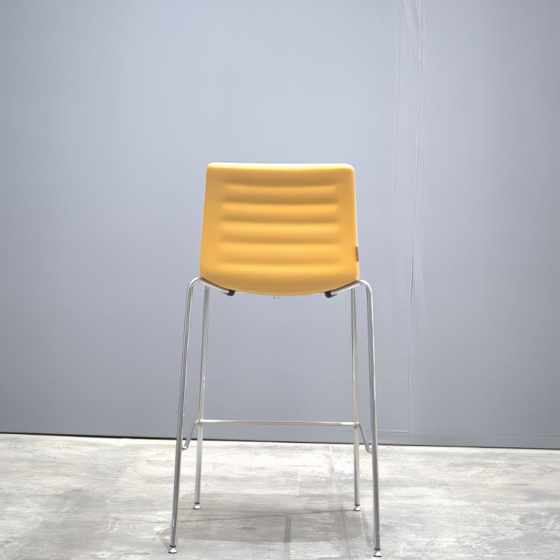 Koleksiyon Yellow Helen Bar Stool by Studio Kairos In Good Condition In Basildon, London