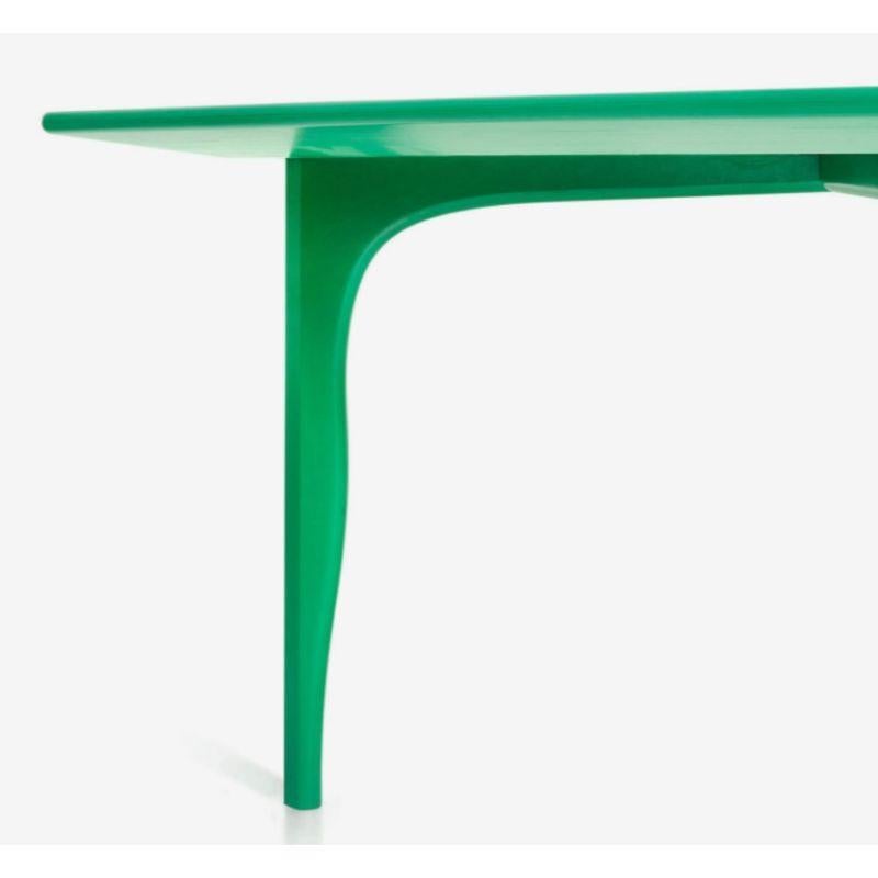XXIe siècle et contemporain Table de salle à manger originale verte Kolho, grande et rectangulaire, fabriquée par Choice en vente