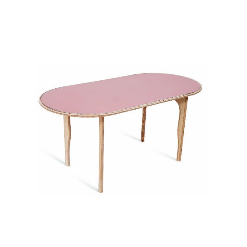 Kolho original coffee table, Just Rose MDJ Kuu by Made By Choice
Kolho Collection
Dimensions: 98 x 48 x 45 cm
Materials: Plywood (MDJ Kuu Laminate by Formica)

Also available: spectrum green, earth, diamond black, tahiti blue, and kolho natural