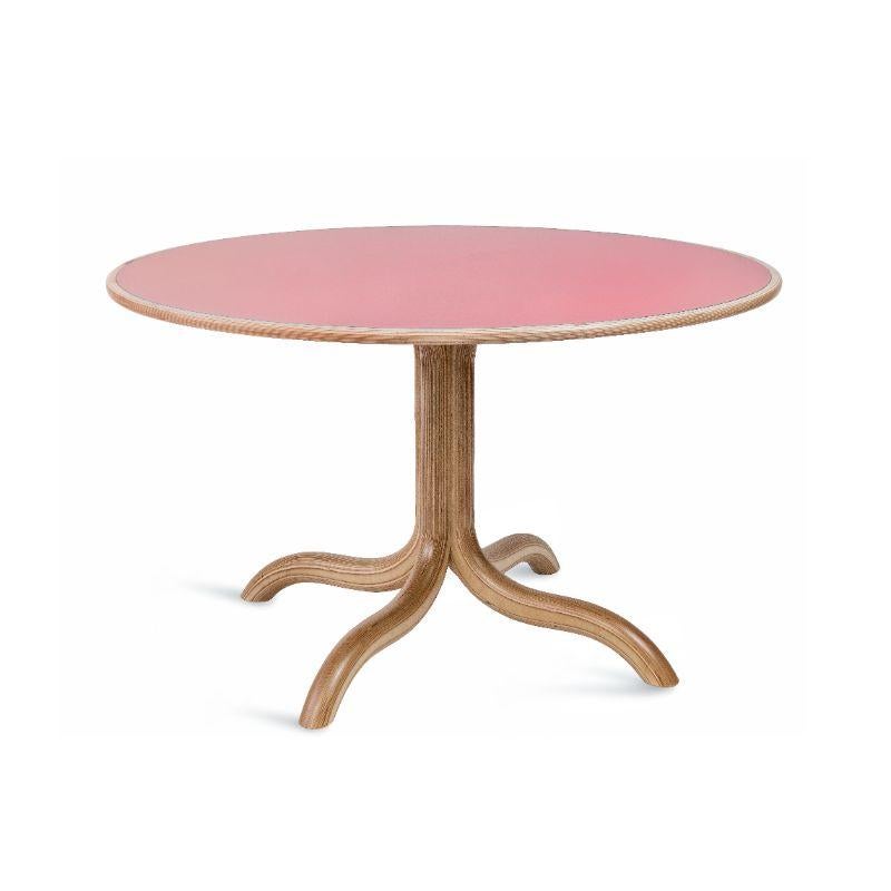 Kolho original dining table, just rose by made By Choice with Matthew Day Jackson
Kolho Collection
Dimensions: 75 x 120 cm
Materials: plywood 

Also available: spectrum green, earth, diamond black, tahiti blue, and kolho natural dining table in