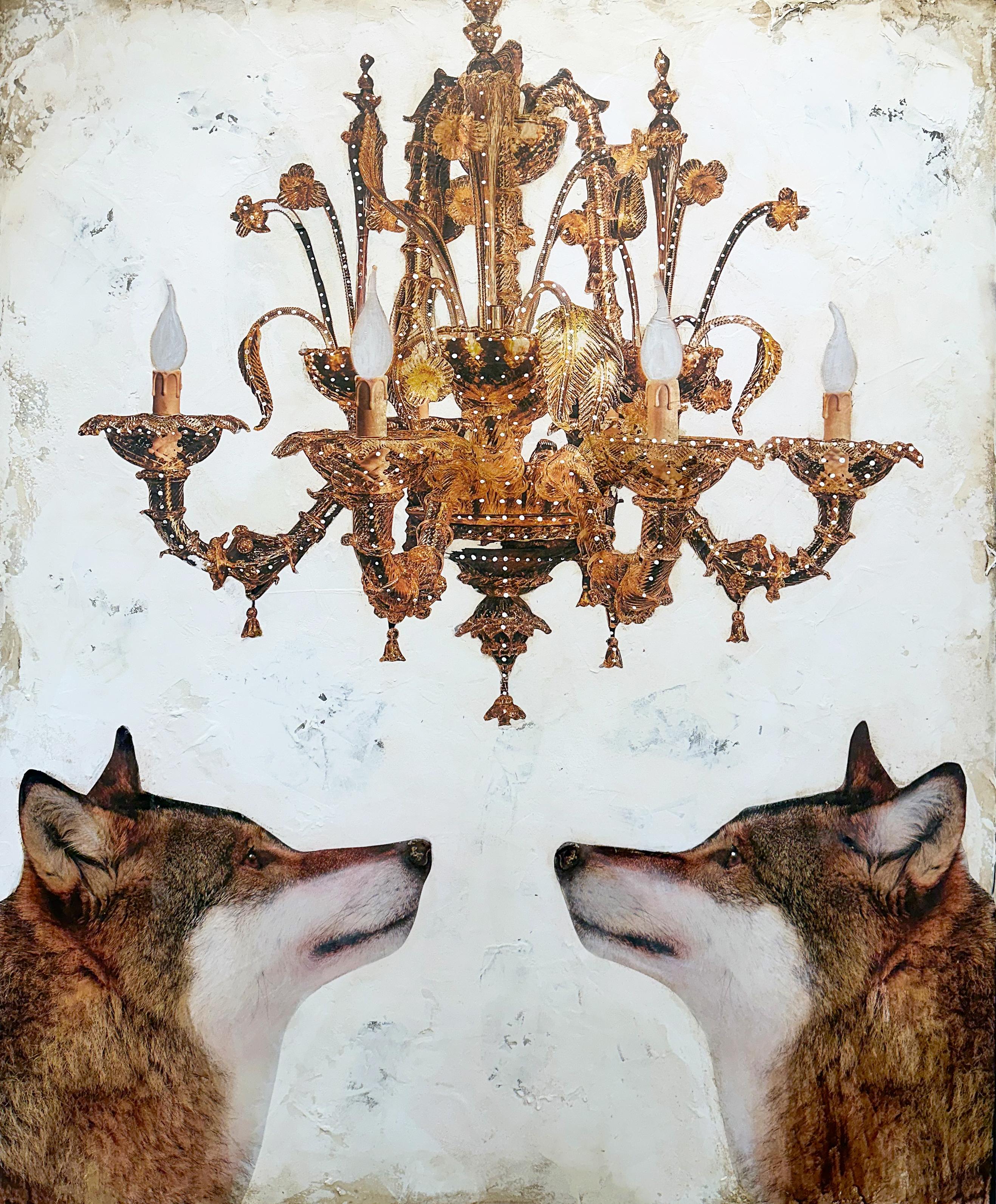 Levi and Leo - Mixed Media Art by KOLLABS