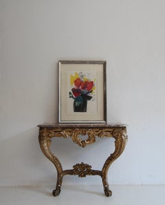 Koller, Oskar: "Tulpen", Farblithographie, 1992, Nr. 29/100