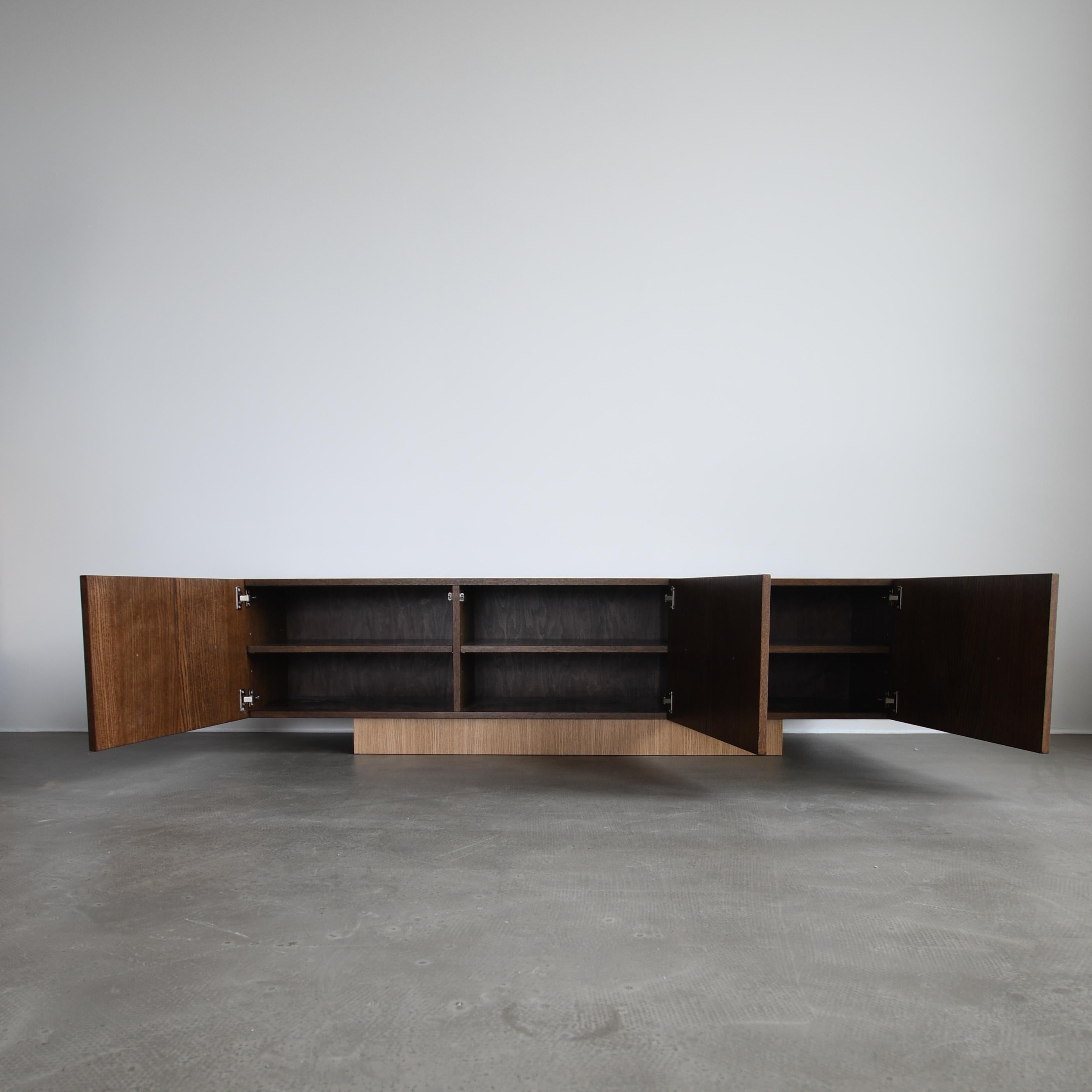Wood Kolma Extra Large Lowboard by Pastform For Sale