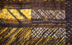 KOLMARDEN, Swedish Rya rug signed by the Öster Gyllen Manufacture, Linköping