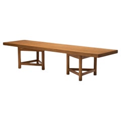 Used Kolmiojalka Bench by Carl Gustaf Hiort af Ornäs for Puunveisto Oy, Finland 1950s