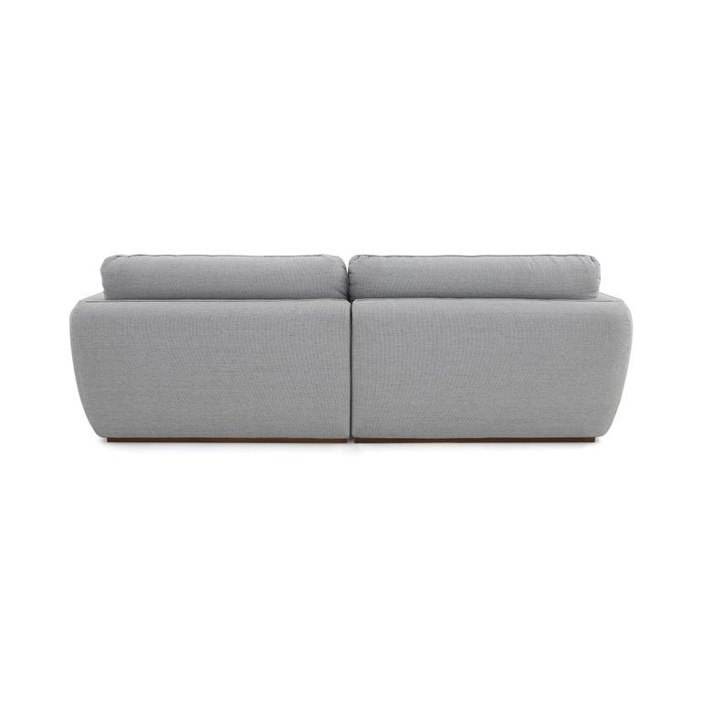 Kolo Sofa and Two Chairs in a Light Grayish Blue Fabric For Sale at 1stDibs  | kolo furniture