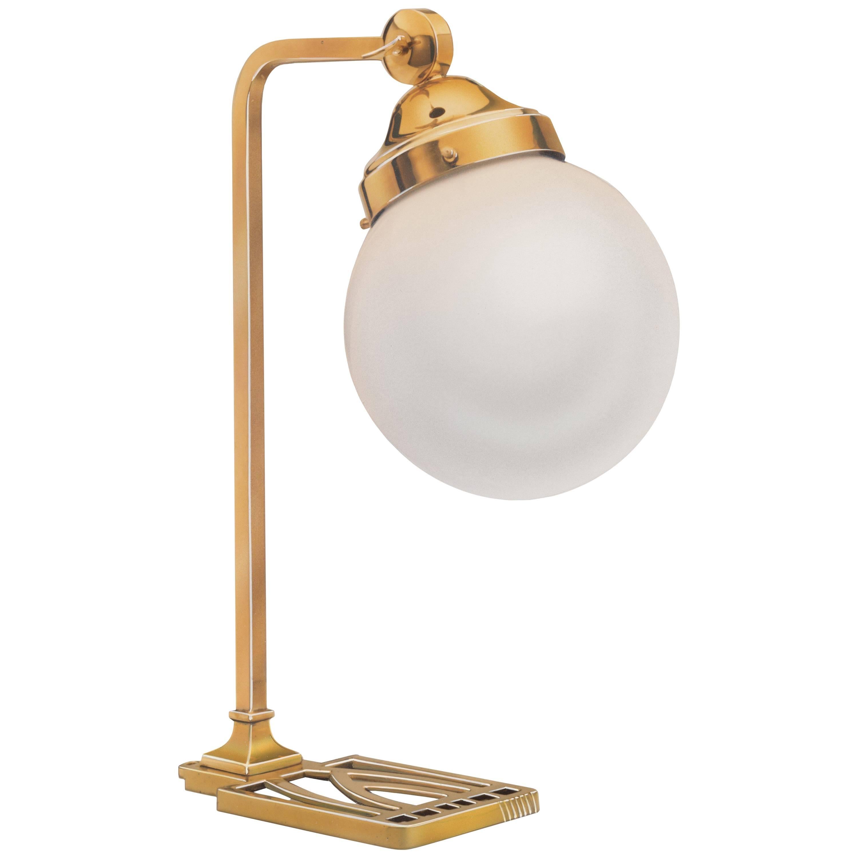 Koloman 'Kolo' Moser Table or Wall Lamp in One, Re-Edition For Sale
