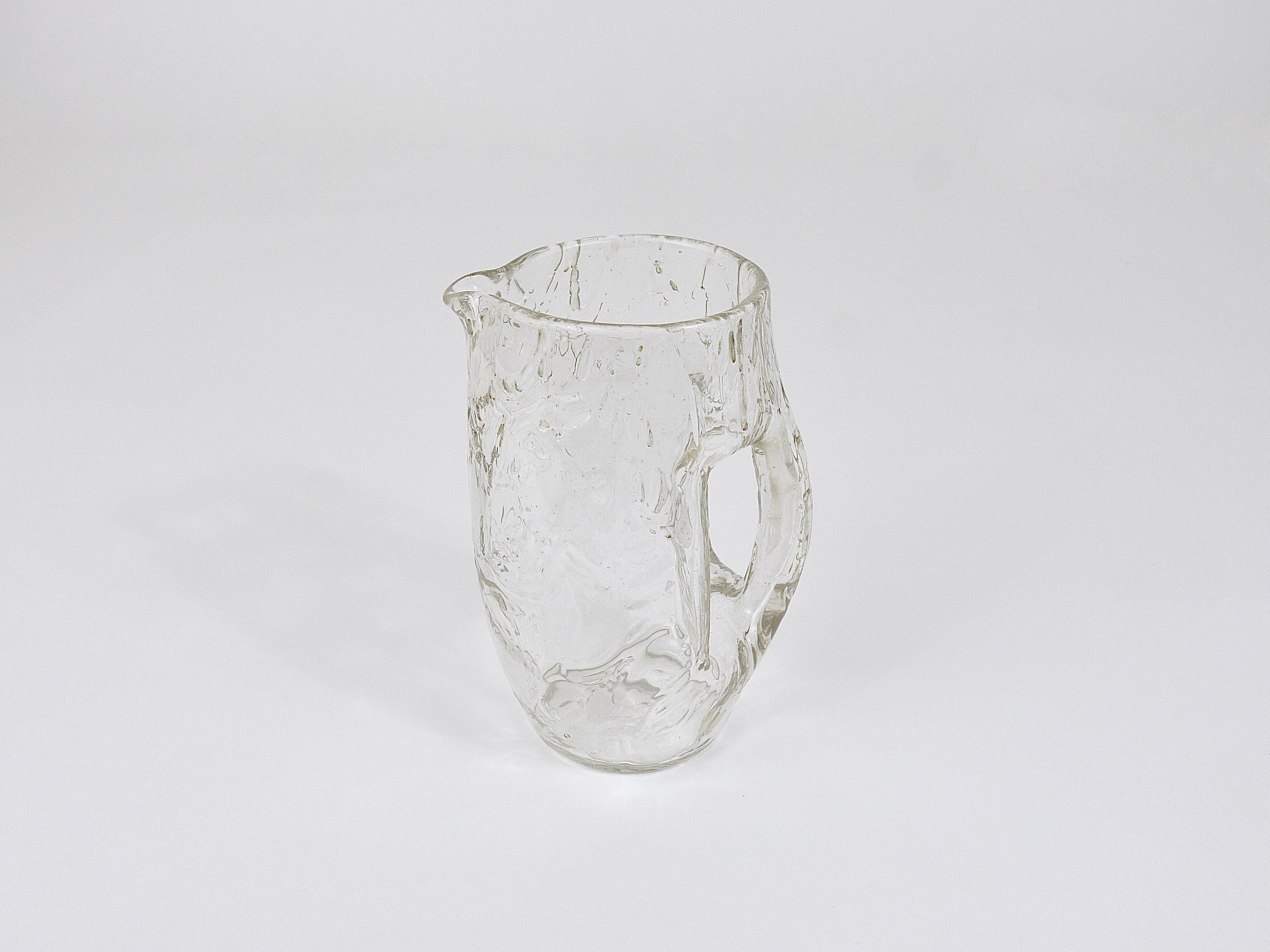 Koloman Moser Art Nouveau Glass Pitcher by Loetz Witwe, Bohemia, 1900s For Sale 8
