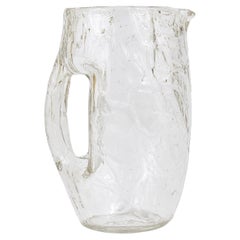 Koloman Moser Art Nouveau Glass Pitcher by Loetz Witwe, Bohemia, 1900s