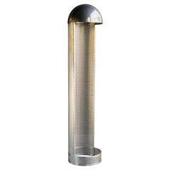 Koloman Moser Floor Lamp in Perforated Nickel