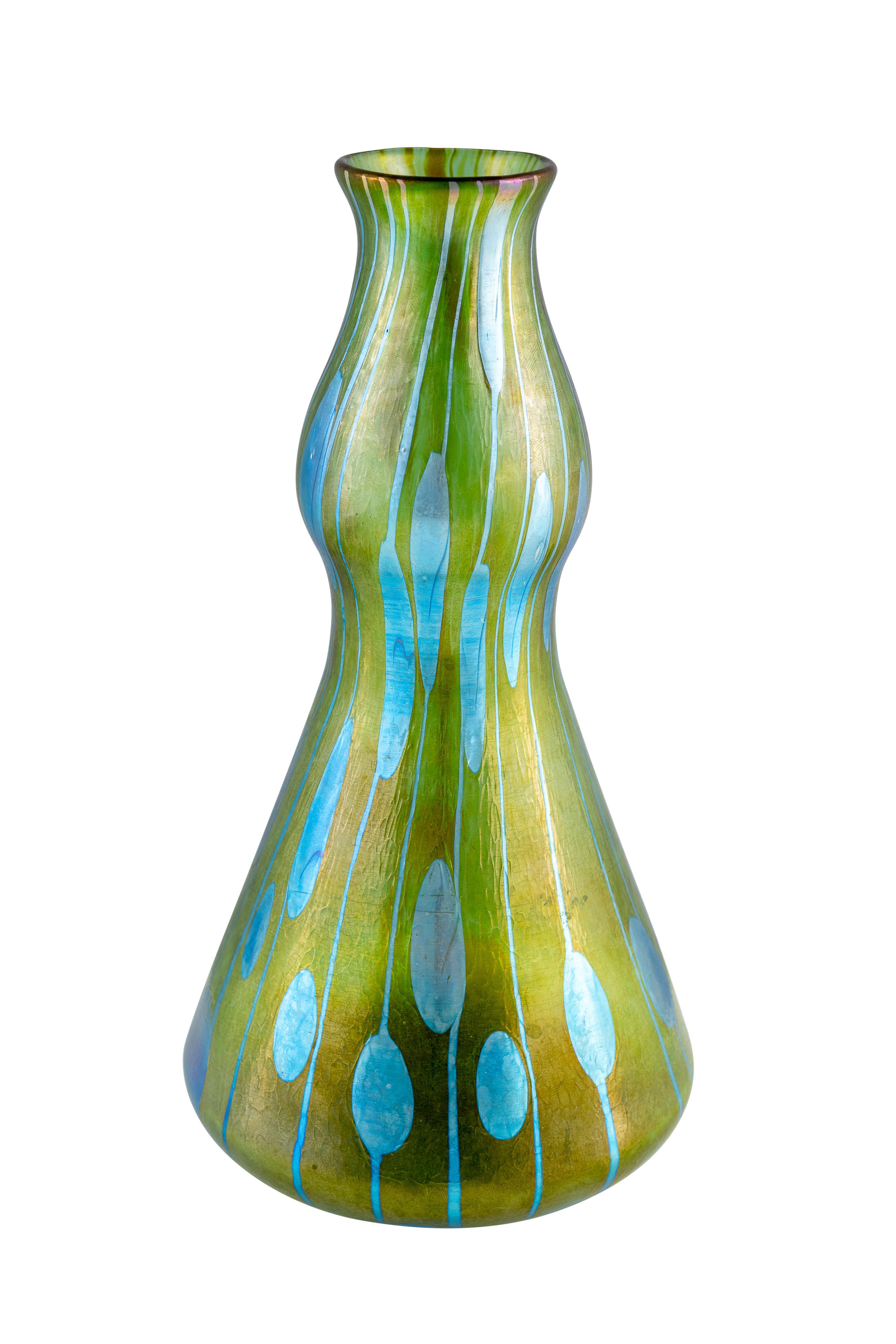 Koloman Moser Johann Loetz Witwe Streifen und Flecken decoración ca 1902 Austríaco en venta