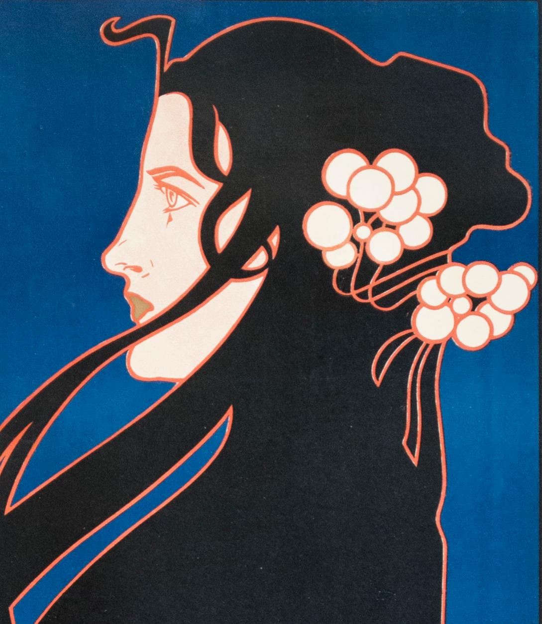 Fromme's Kalender Art Nouveau Lithograph Poster Koloman Moser Vienna Secession For Sale 2