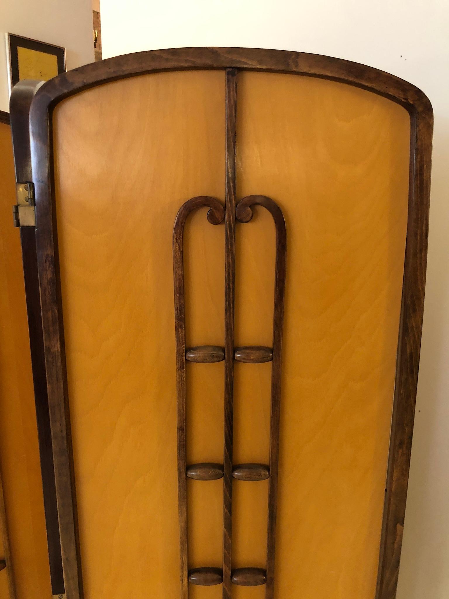 20th Century Koloman Moser Three-Panel Screen For Sale