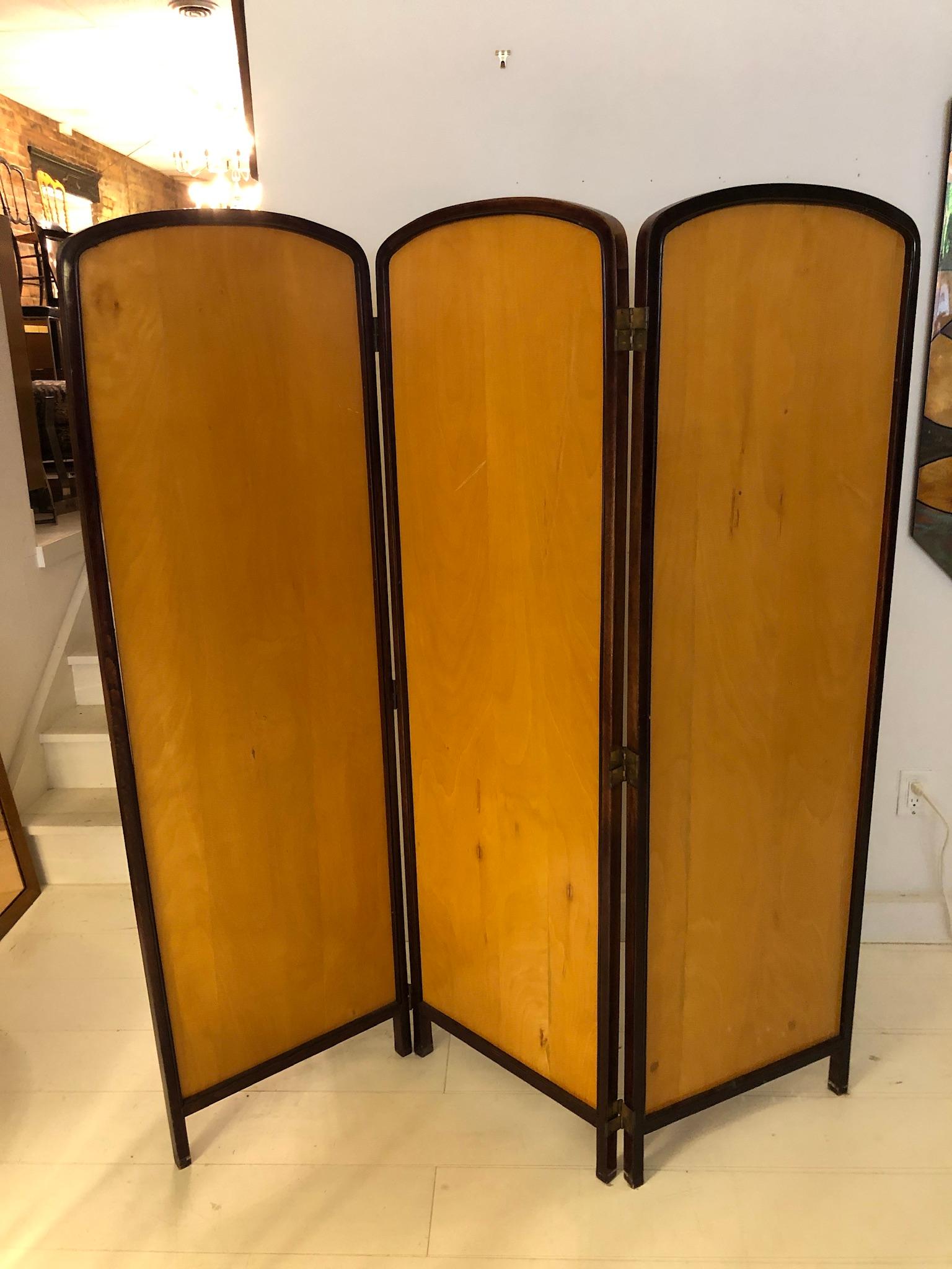 Koloman Moser Three-Panel Screen For Sale 1