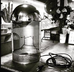 Lampada da tavolo in ottone di Koloman Moser/Wiener Werkstätte, Re Edition