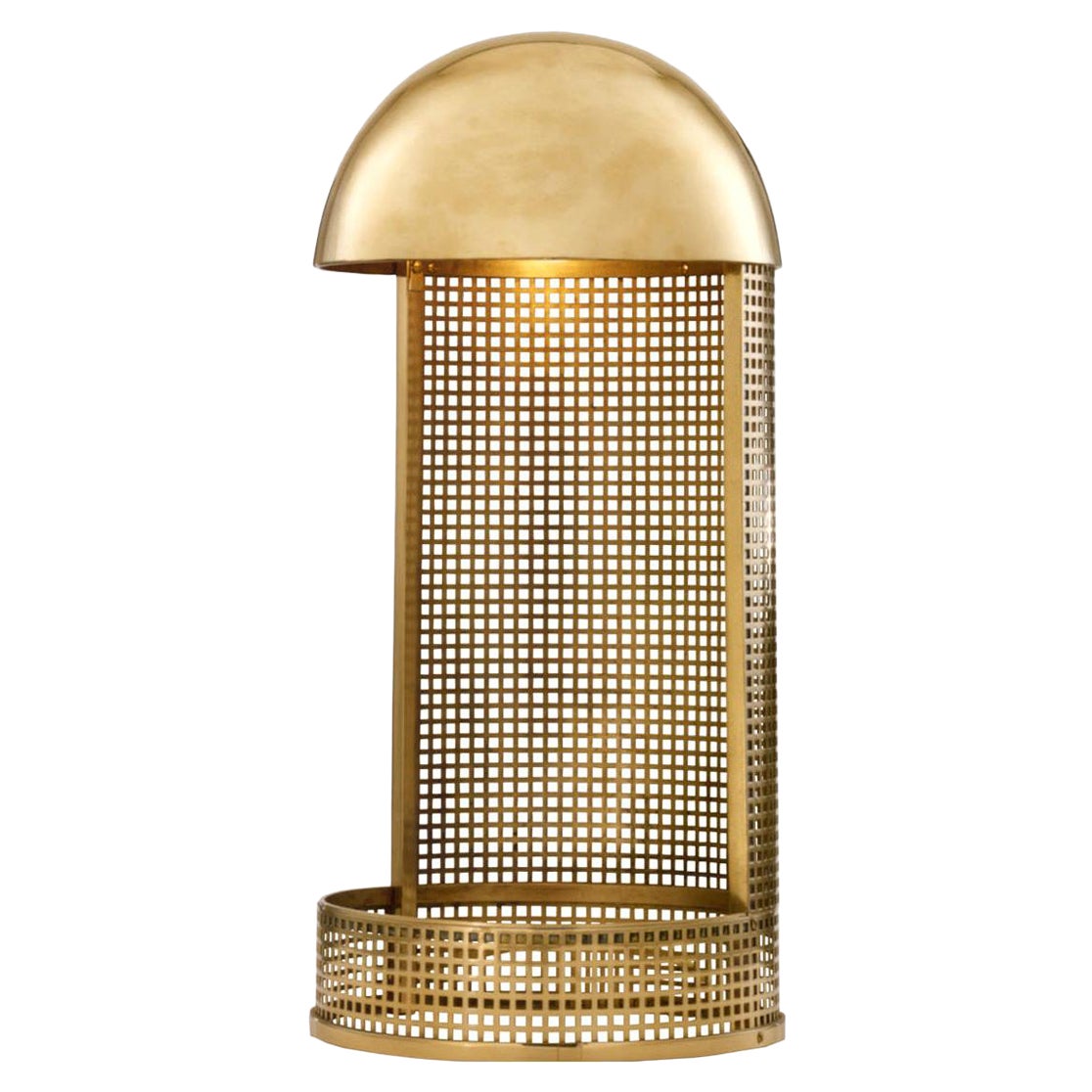 Lampada da tavolo in ottone di Koloman Moser/Wiener Werkstätte, Re Edition