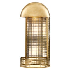Lámpara de mesa de latón Koloman Moser/Wiener Werkstätte, Re Edition
