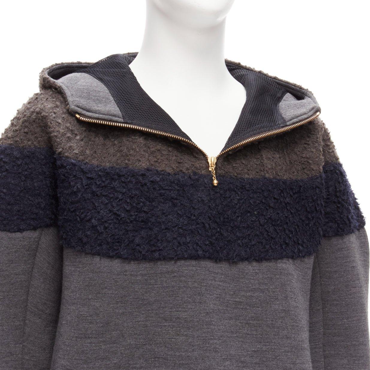 KOLOR grau navy Wolle Mischung Colorblock dolman Ärmel halben Reißverschluss Hoodie JP5 XXL
Referenz: CAWG/A00258
Marke: Kolor
MATERIAL: Wolle, Gemisch
Farbe: Marineblau, Grau
Muster: Solide
Verschluss: Reißverschluss
Zusätzliche Details: Halber