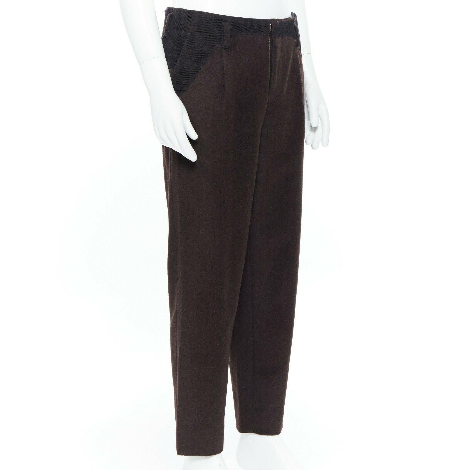 dark brown velvet pants