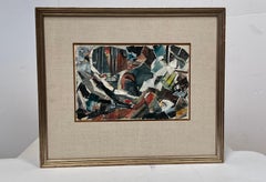 Mixed Media Oil Painting Signed Z. Koloseus, Granddaughter of Grandma Moses