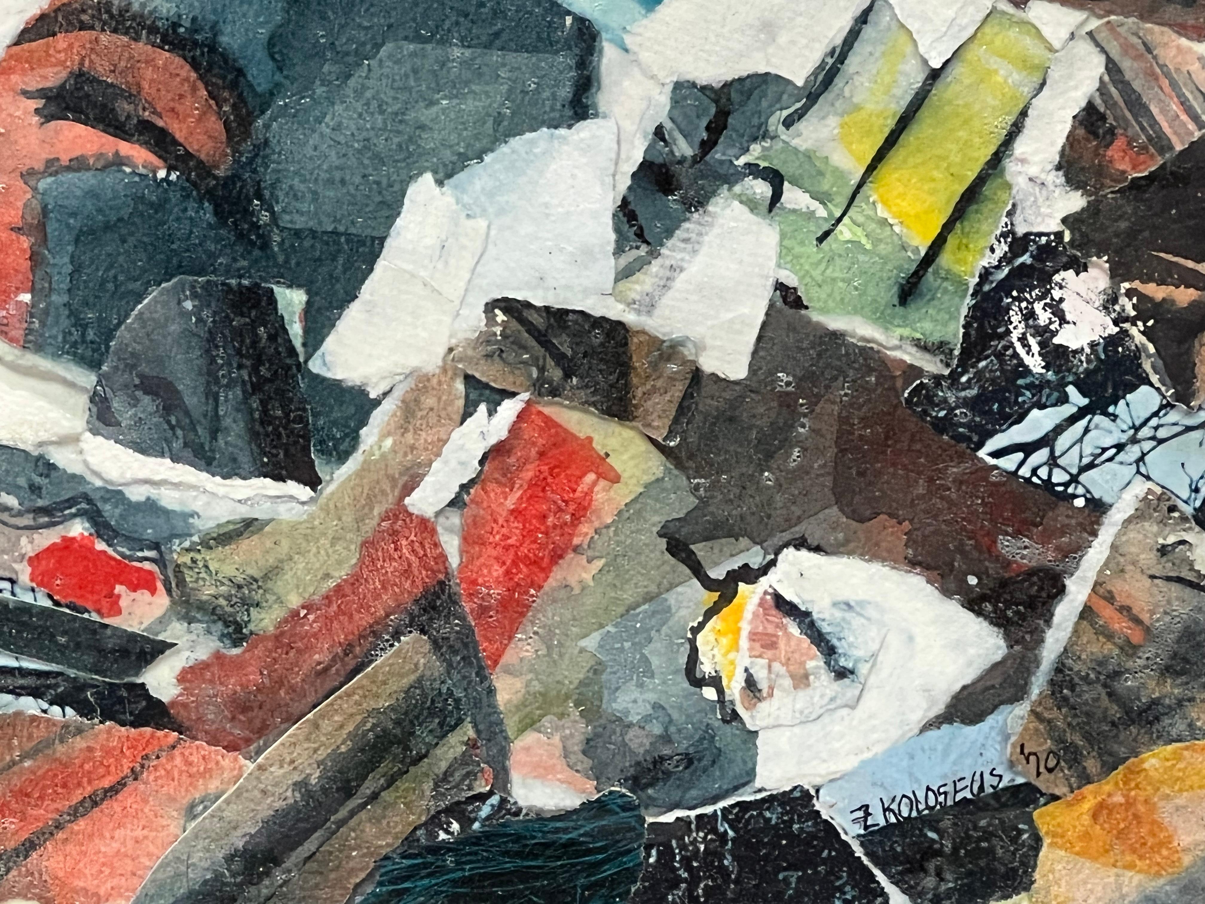 Pintura al óleo en técnica mixta Firmado Z. Koloseus, nieta de la Grandma Moses 2