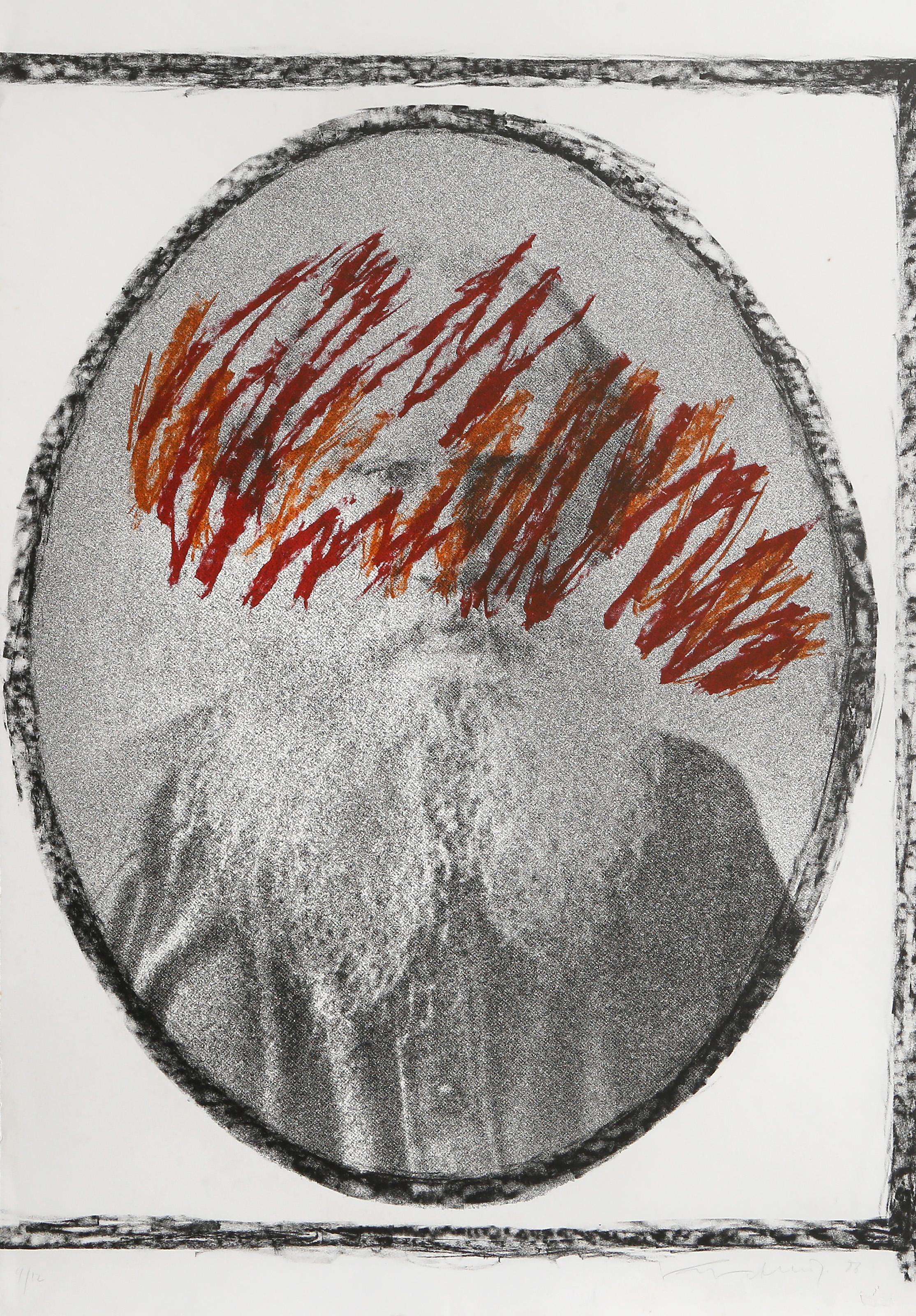 Peace VI, Conceptual Lithograph by Komar 
Melamid