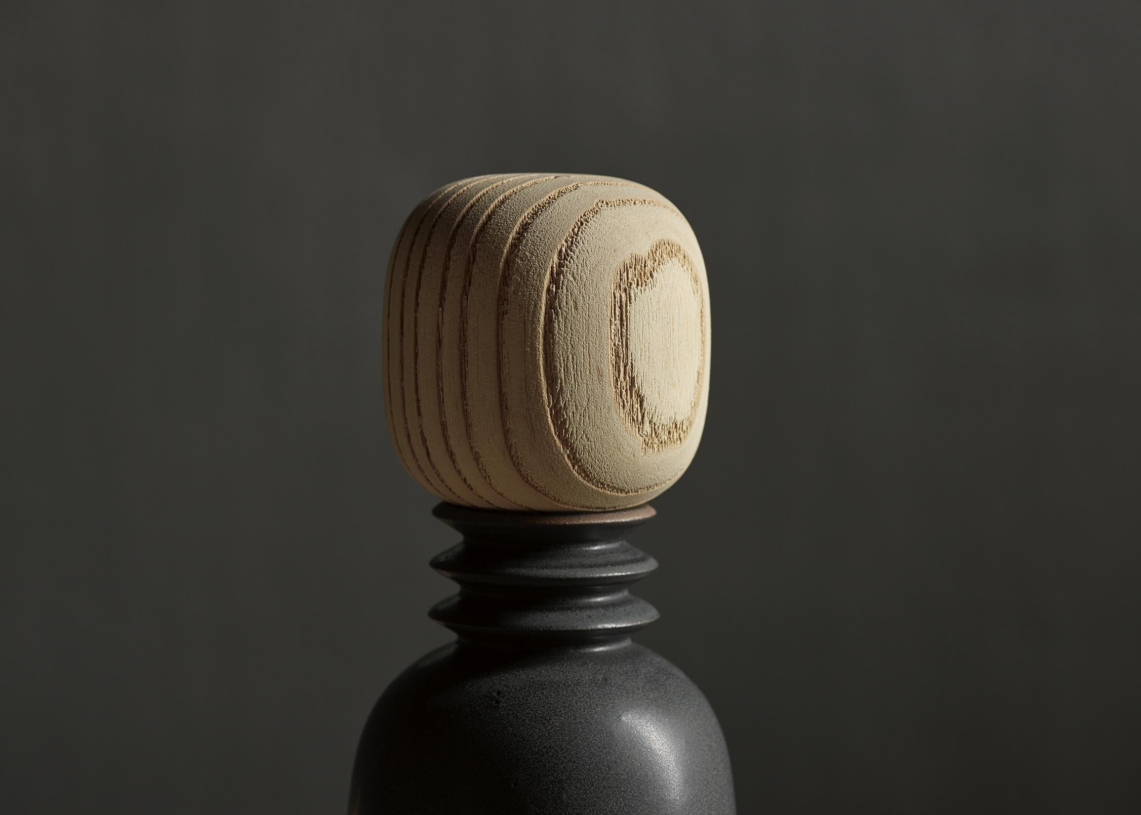 Contemporary Kombu, Carafe Teacup Set, Slip Cast Ceramic, N/O Service Collection For Sale