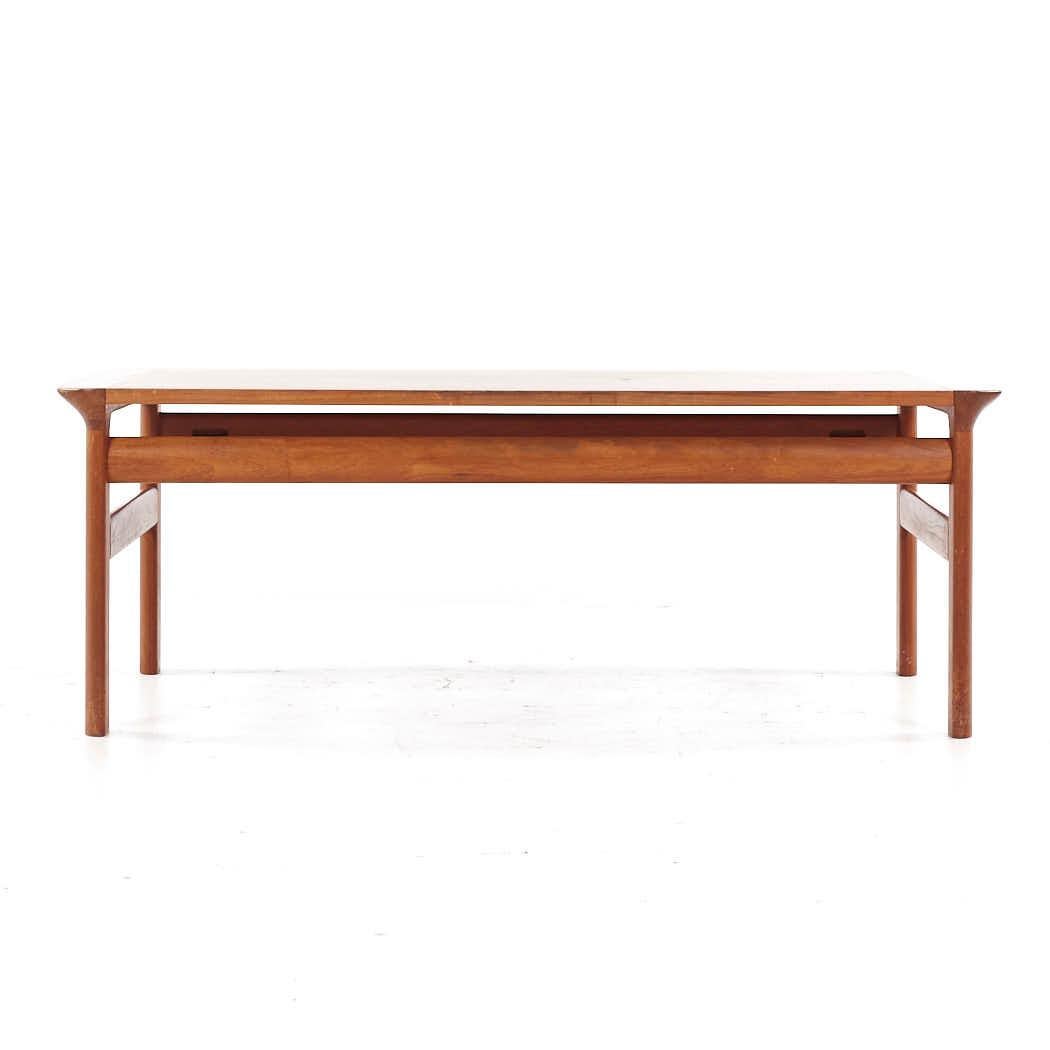 Komfort Mid Century Danish Teak Coffee Table

This coffee table measures: 55 wide x 28 deep x 19.75 inches high

All pieces of furniture can be had in what we call restored vintage condition. That means the piece is restored upon purchase so it’s