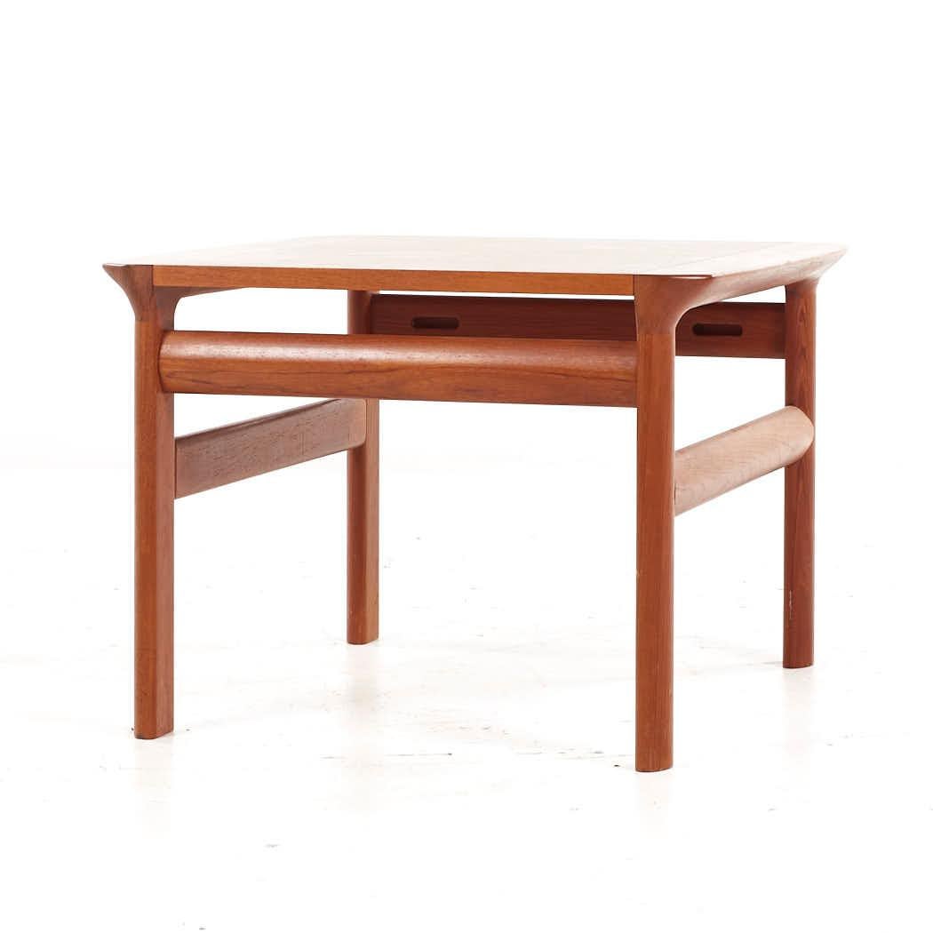 Mid-Century Modern Komfort Mid Century Danish Teak Side End Table For Sale