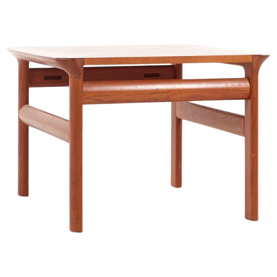 Komfort Mid Century Danish Teak Side End Table For Sale